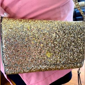 Beautiful sequined crossbody purse.